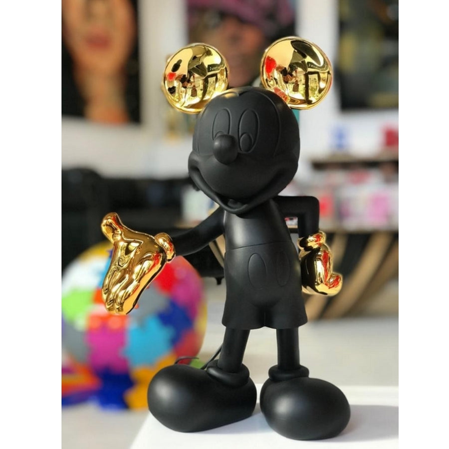 Mickey Mouse Sculpture Black Gold Leblon Delienne | Disney Collectible –  Collectioni